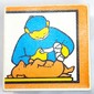 Duplo Tile 2 x 2 x 1 with Mosaic, Town 6 print - 9221-1