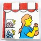 Duplo Tile 2 x 2 x 1 with Mosaic, Town 14 print - 9221-1