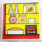 Duplo Tile 2 x 2 x 1 with Mosaic, Town 17 print - 9221-1