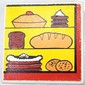 Duplo Tile 2 x 2 x 1 with Mosaic, Town 18 print - 9221-1