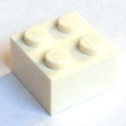 LEGO part photo in color 15 - White LEGO part photo in color 15 - White