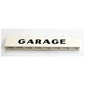 Brick 1 x 8 with 'GARAGE' with Elaborate 'G' Sans-Serif Thick Print