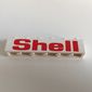 Brick 1 x 6 with 'Shell' Bold Red Print