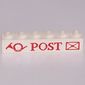 Brick 1 x 6 with 'POST', Horn, and Envelope Print