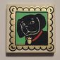 Tile 2 x 2 with Dog Portrait Print