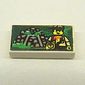 Tile 1 x 2 with Minifig and Jungle Ruins Print