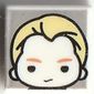 Tile 1 x 1 with Draco Malfoy print