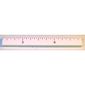 Tile 1 x 8 with Ruler INCH 3 - 4 Pattern