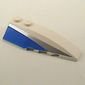 Wedge Curved 6 x 2 Right with Blue and Silver Side Print