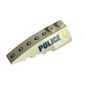 Wedge Curved 6 x 2 Left with 'POLICE' Print