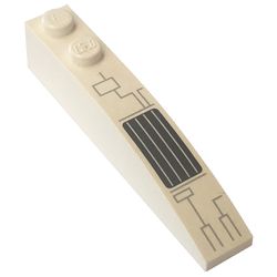 Brick Curved 6 x 1 with Black Vent Print (Republic Gunship)