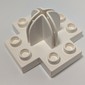Duplo Plate 4 x 4 with 2 x 2 x 2 Dome Top and Cross Cut Slots