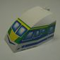 Windscreen 8 x 6 x 4 Canopy with Hinge and Airliner Cockpit Blue/Green Print