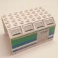 Aircraft Fuselage Angular Top 6 x 8 x 4 with Door on Blue, Green, and Yellow Stripes Print