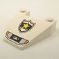 Wedge Sloped 4 x 4 Taper with Police Yellow Star Badge and Headlights Print