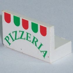 Panel 1 x 2 x 1 with Pizzeria Print [6350 / 10036]