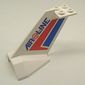 Tail Wedge with Air Line with Red Globe Logo and Red/Blue Stripes Print