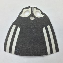 Neckwear Cape, Standard with Black Back and Stripes Print [Traditional Starched Fabric]