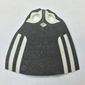 Neckwear Cape, Standard with Black Back and Stripes Print [Traditional Starched Fabric]