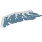Wing, Right, Medium Azure Ice Print
