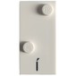 Braille Brick 2 x 4 with 2 Studs ⠌ and 'Í' print