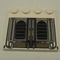 Plate Special 4 x 4 with Studs on One Edge and Exhaust Print