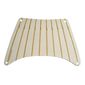 Sail, Rectangle, 27 x 17 with Dark Tan Stitching Print