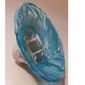 Brick Round Cone Spinner with Marbled Trans-Light Blue Pattern