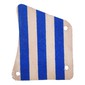 Sail, 9 x 11, with 3 Holes and Blue Stripes Print