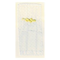 Scala, Curtain, White Dots, Yellow Bow