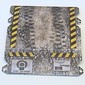 Ramp, Safety Stripes and Tire Tracks Print