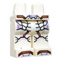 Hips and White Legs with Red Circuitry, Lavender Armor Plating print