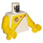 Torso Classic Space Logo, Futuron Yellow Print, Yellow Arms and Hands