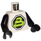 Torso Blacktron II Logo Print, Black Arms and Hands