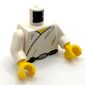 Torso Wrap-Around Tunic and Utility Belt Print, White Arms, Yellow Hands