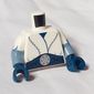Torso, Dual Molded Arms, Fur Coat, Dark Blue Belt with Snowflake print, with White Sleeves Pattern, Sand Blue Arms, Dark Blue Hands