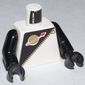 Torso Classic Space Logo, Futuron Black Print, Black Arms and Hands