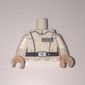 Torso Imperial Officer Uniform Print (Admiral Yularen), White Arms, Light Nougat Hands