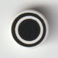 Tile Round 1 x 1 with Black Circle and Black Ring print