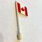 Flag on Flagpole, Wave with Canada Print