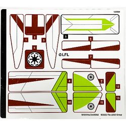 Sticker Sheet for Set 75333-1