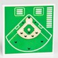 Tile 2 x 2 with Baseball Field Plan Print