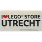 Tile 2 x 4 with 'I Heart LEGO STORE UTRECHT' Print