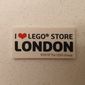 Tile 2 x 4 with 'I Heart LEGO STORE LONDON' Print
