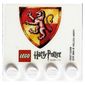 Plate Special 4 x 4 with Studs on One Edge and 'LEGO Harry Potter Years 1 - 4' with Gryffindor Crest Print (Sticker)