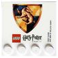 Plate Special 4 x 4 with Studs on One Edge and 'LEGO Harry Potter Years 1 - 4' with Hufflepuff Crest Print (Sticker)