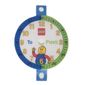 Clock Face, Time-Teacher, Plastic with LEGO Logo and Minifigure with 'To' and 'Past' Text