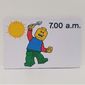 Activity Card, Time-Teaching 12-Hour Clock 7.00 a.m.