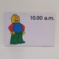 Activity Card, Time-Teaching 12-Hour Clock 10.00 a.m.