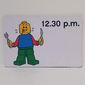 Activity Card, Time-Teaching 12-Hour Clock 12.30 p.m.